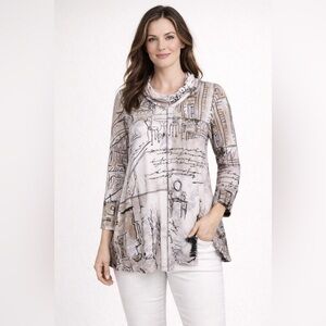 DOLCEZZA Tunic “Once in Paris 70132” NWT